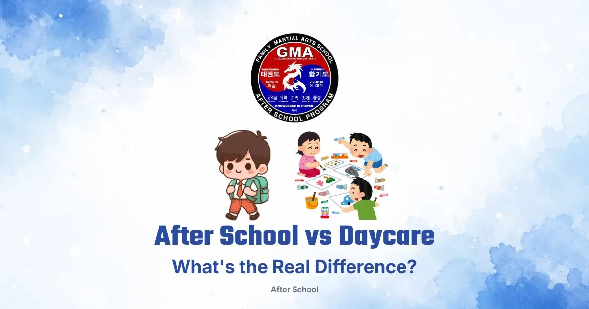 After school care vs daycare comparison for school-age kids
