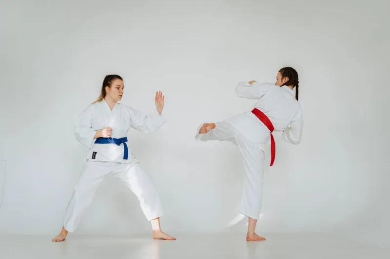 Children training martial arts during GMA after school fitness block in Gallatin