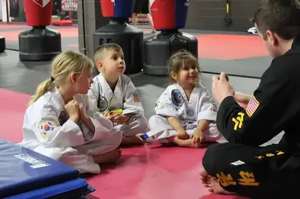 Kids martial arts training at GMA